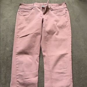 Pink Stretchy Skinny Jeans